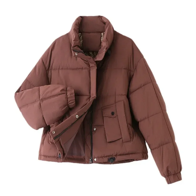 New Down and Cotton Jacket for Women In Autumn and Winter, Loose Fit, New Thicker Jacket