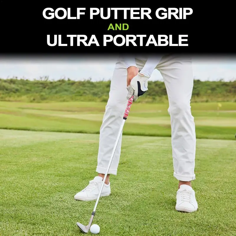 

Golf Grips Putter High Feedback Golf Club Grip With Flat Side Putter Grip Golf Practice Aid Grip Comfortable Golf Grips Non-Slip