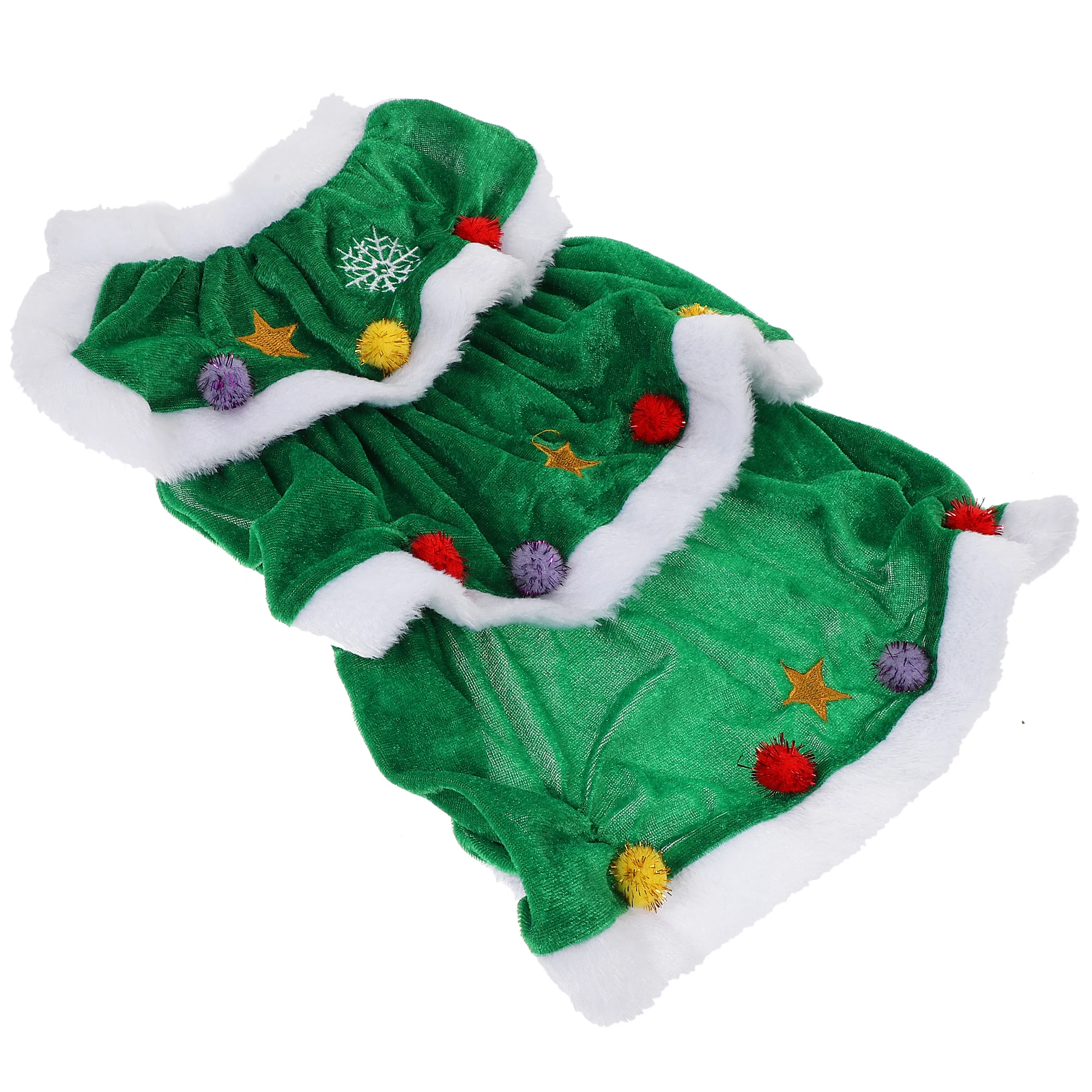 

Christmas Tree-shaped Dog Clothes Costume Pet Puppy Outfit Sweater Xlarge Size Hat