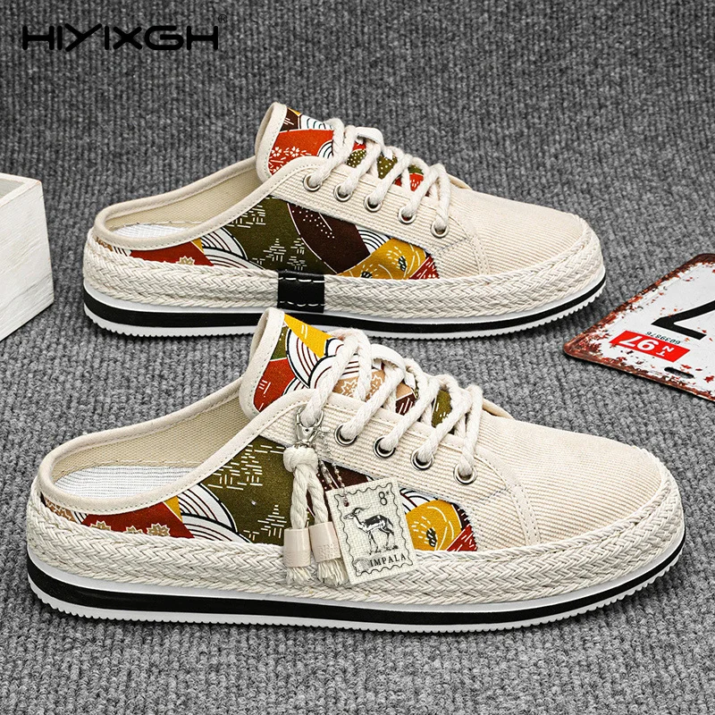 

Mens Slippers Casual Summer Outdoor Shoes Breathable Sneakers Walking Hiking Luxury Fashion Designer Loafers House Slides