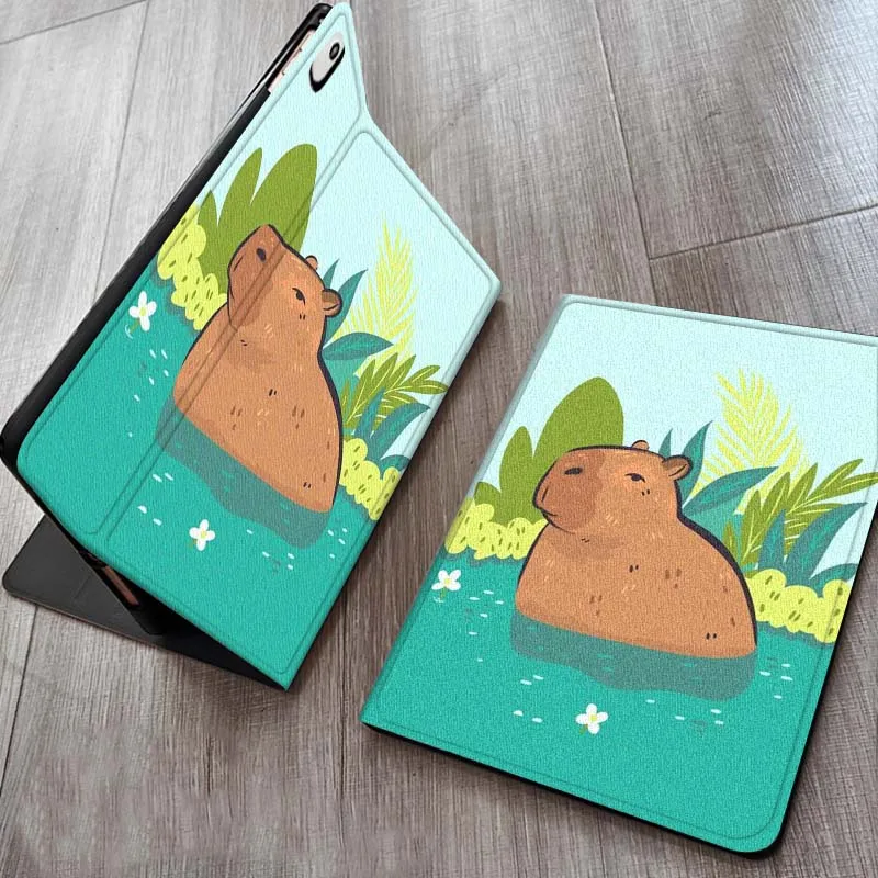 

Capiberla Cute Anime For iPad Pro Air Mini 1 2 3 4 5 6 7 7th 8th 9th 10th 11th 10.2 9.7 10.5 10.9 11 12.9 Tablet Case