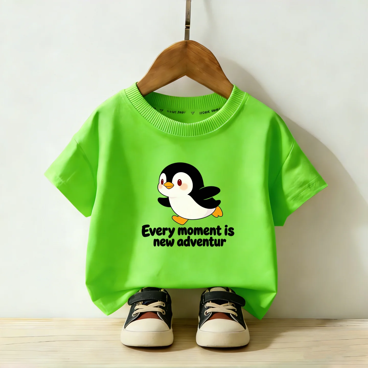 Boys and Girls Cartoon Penguin - Summer Clothing For Baby Boy 评论和价格