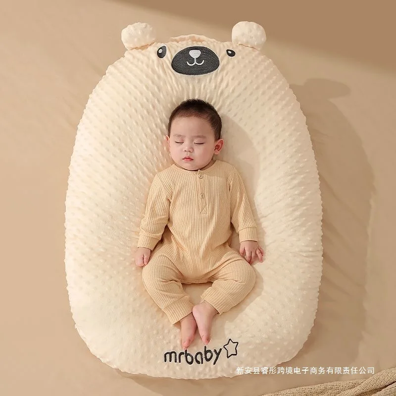 Baby Anti Spitting Slope Anti Overflow Newborn Anti Overflow Baby Cushion Lying Feeding Breastfeeding Pillow Artifact