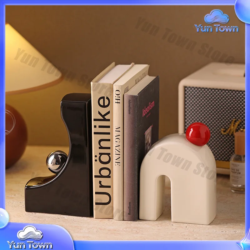 Beihanmei high-end sense niche art bookend ornament light luxury high-end living room wine cabinet TV cabinet book decoration