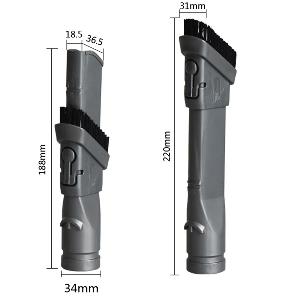 Combination Crevice Brush Tool For Dyson DC22/DC24 DC25 DC26 DC27 DC40 DC50 V6 Vacuum Cleaner Replacement 2 In 1 Tip Brush