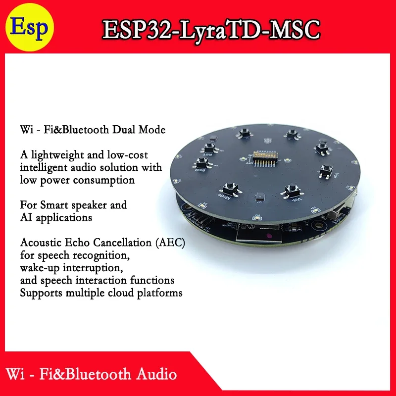 Imagem -04 - Bluetooth Audio Development Board Tecnologia Espressif Carry Esp32-lyratd-msc Esp32 Lyratd Msc Esp32-wrover-e