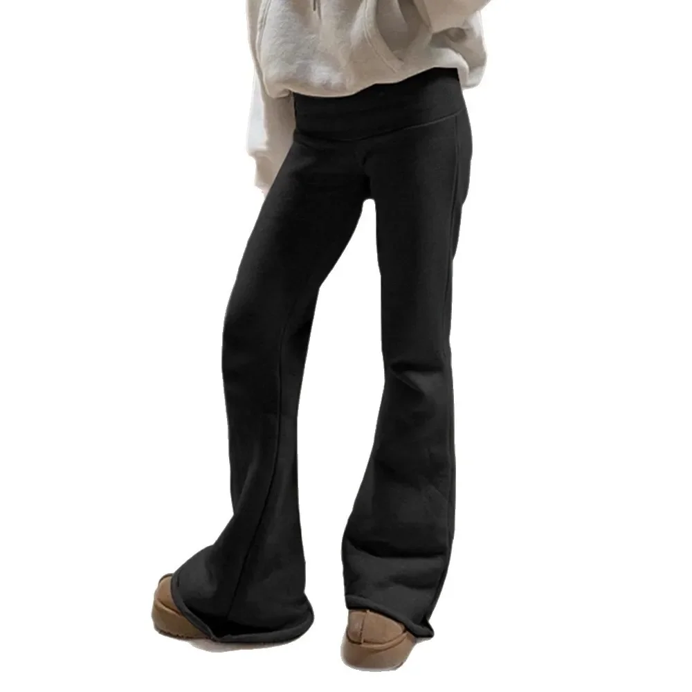 กางเกงทรงบานขาบาน สไตล์ลำลอง เซ็กซี่ เรียบง่าย สีพื้น ทรงสลิม เอวต่ำ แฟชั่น Y2K สำหรับผู้หญิง ฤดูใบไม้ผลิ ฤดูใบไม้ร่วง 2024 สตรีทแวร์