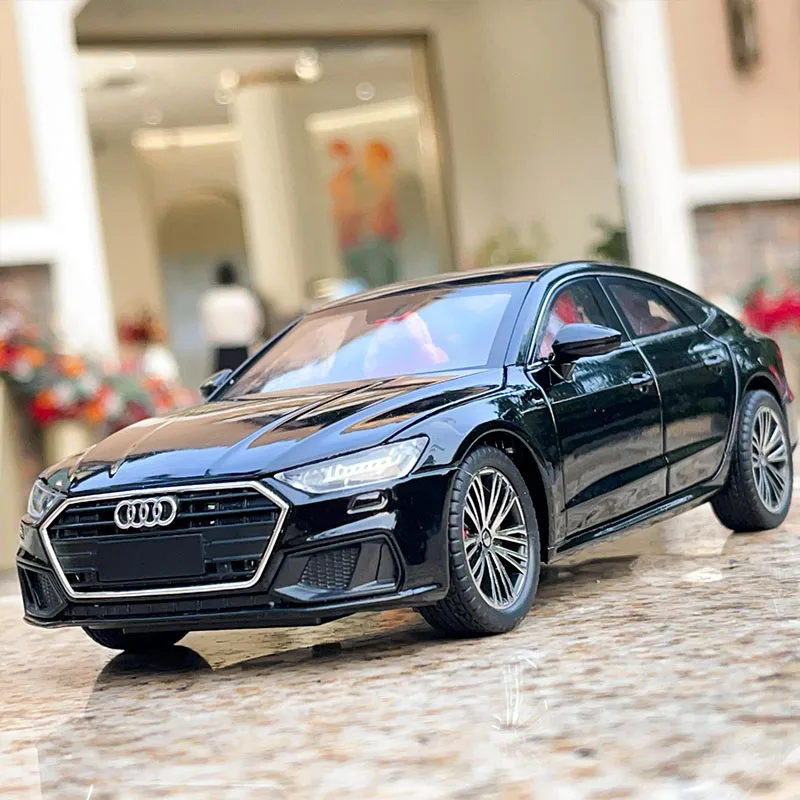 

Diecast Voiture of 1:24 Audi A7 Simulation Alloy Car Model WithSound Light Collective Miniature Pullback Metal Car Toy for Boy