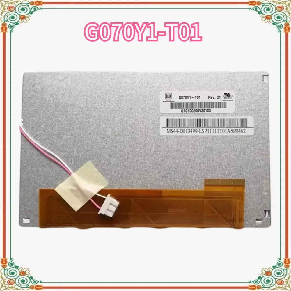 Оригинальный промышленный 7,0-дюймовый TFT ЖК-модуль G070Y1-T01 ЖК-панель 800×480 G070Y1 T01 ЖК-экран RGB 50 контактов FPC 450nit ﻿