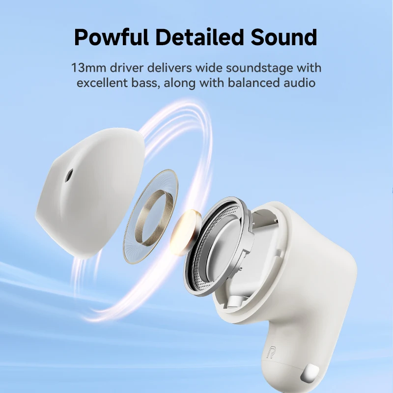 Edifier X1 Lite True Wireless Наушники Bluetooth 5.4 Наушники Беспроводные наушники Легкий IP54 28 часов Время воспроизведения