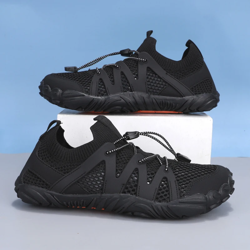 

Unisex Quick Dry Water Shoes Breathable Mesh Anti-slip Barefoot Aqua Shoes for Beach Hiking Wading Fishing