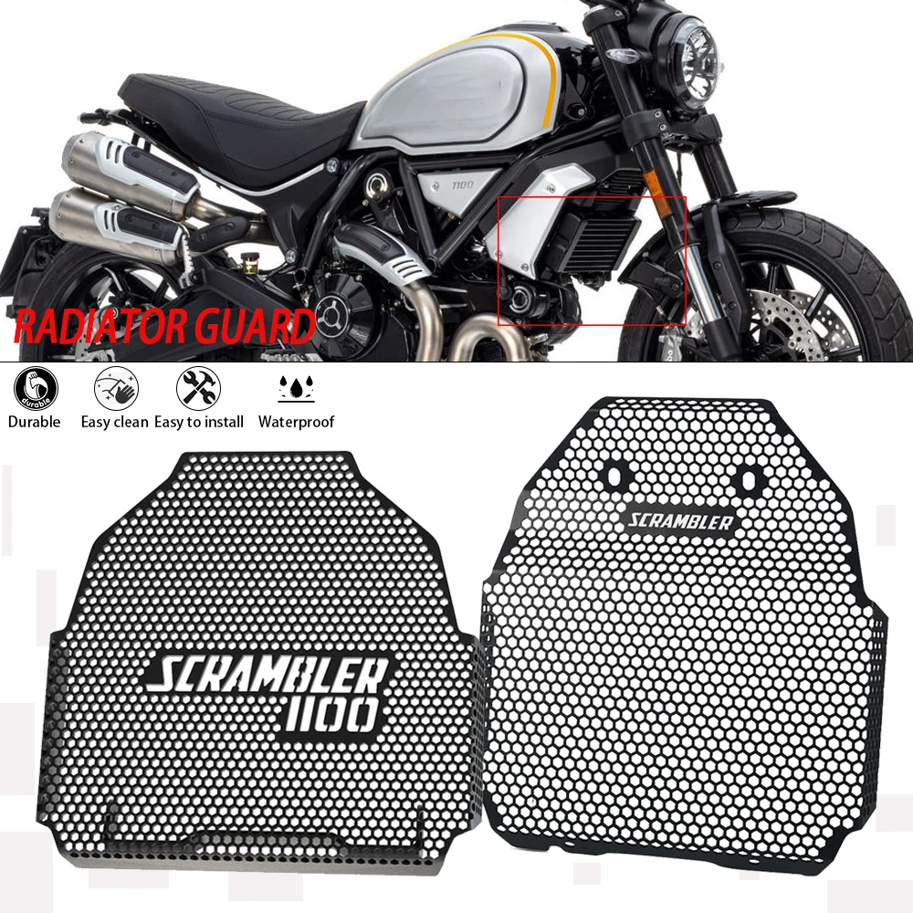 For Ducati Scrambler 1100 Scrambler1100 Sport 2023 2022 2021 2020 2019 2018 Motorcycle Radiator Grille Guard oil cooler Cover