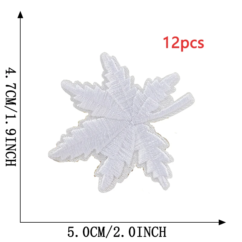 12 stücke Eisen Auf Patches Für Kleidung Maple Leaf Lot Groß Gestickte Nähen Mix Pack Parches Termoadhesivos Ropa Mochila Applique Diy – Detail 5