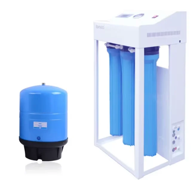 منقي مياه صغير ثلاثي المراحل RO 3.2G خزان مياه الصنبور البلدية 50/75/100 GPD 75GPD نظام التناضح العكسي