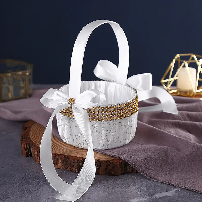 سلة زهور جميلة للطفل ، زفاف غربي ، قوس لطيف ، حب الزواج حلو المشاعر العليا ، لوازم الزفاف