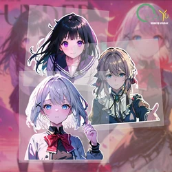 JDM Anime Lonia Girl Fun Stickers Car Window Motorcycle Electric Car Car Reflective Waterproof Sticker