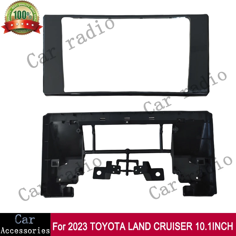 

For 2023 TOYOTA LAND CRUISER 10.1INCH Car Radio Android Stereo Frame Player 2DIN Head Unit Fascia Panel Dash Board Cover