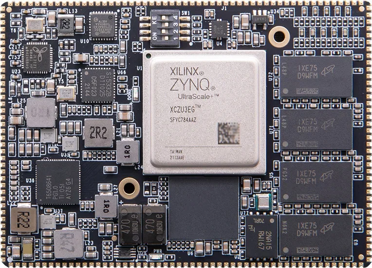 M4EV Xilinx Zynq UltraScale+ MPSoC SOM FPGA Core Board XCZU4EV