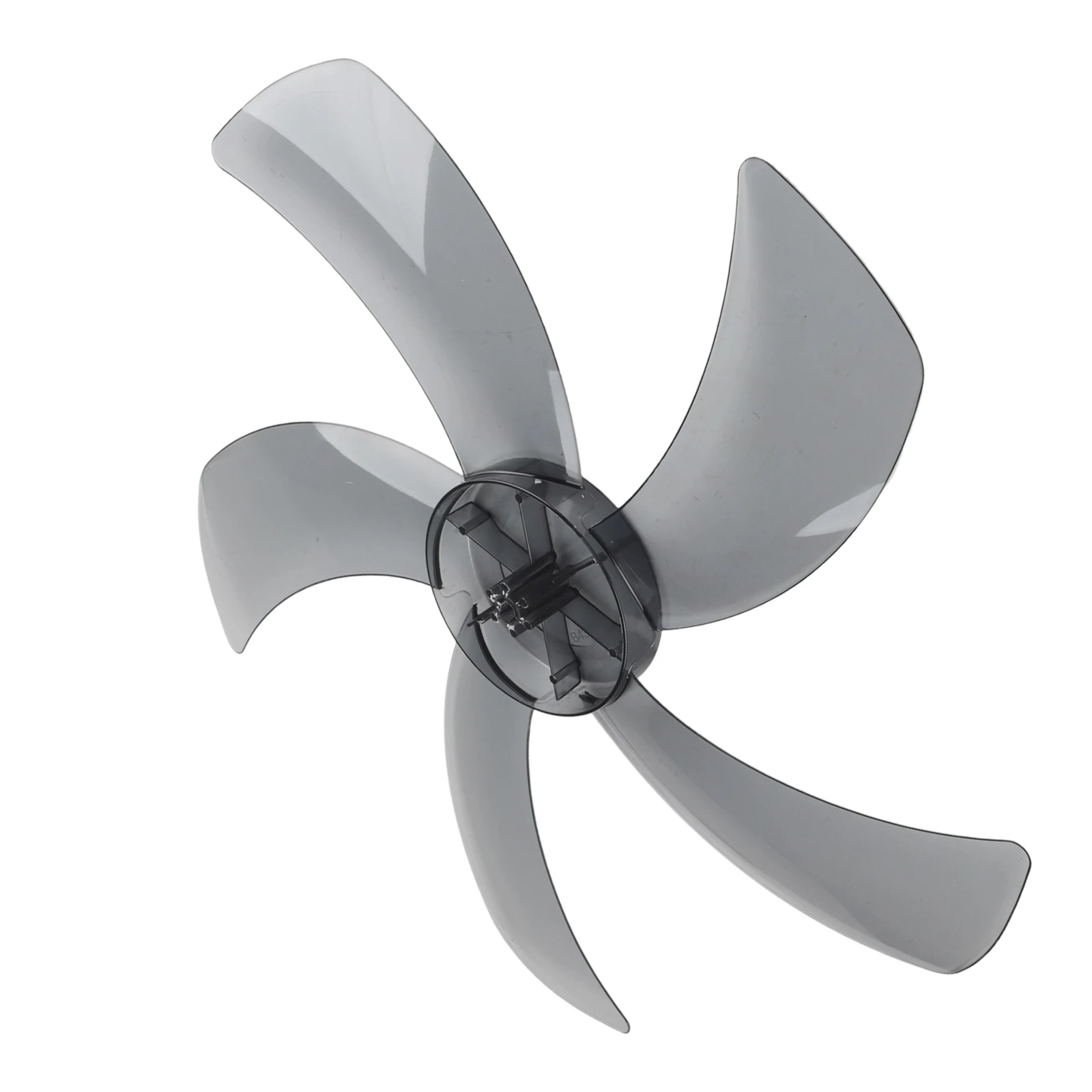 18 Inch Fan Blade for Pedestal Fans Five Leaf PP Plastic Design with Nut Cover for Reliable Cooling and Easy Installation