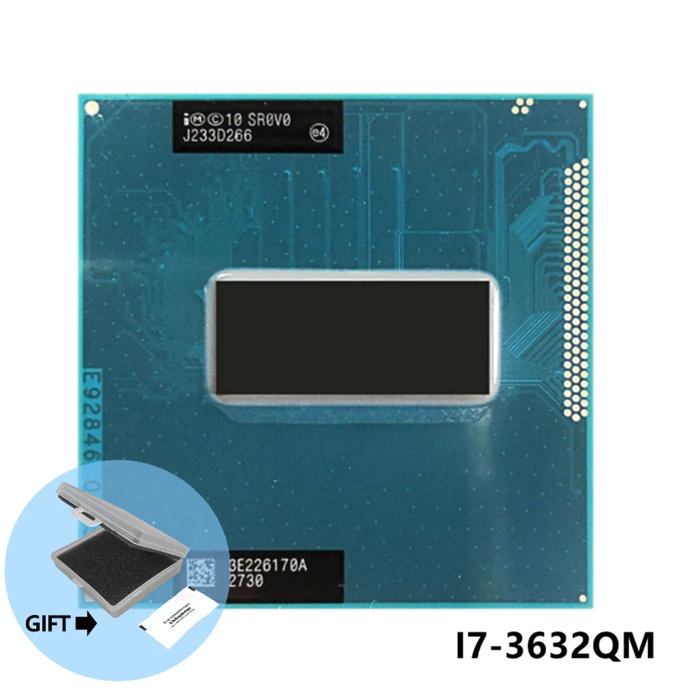 

Original Intel Core I7-3632QM SR0V0 CPU I7 3632QM rPGA988B processor 2.2GHz L3=6M Quad core