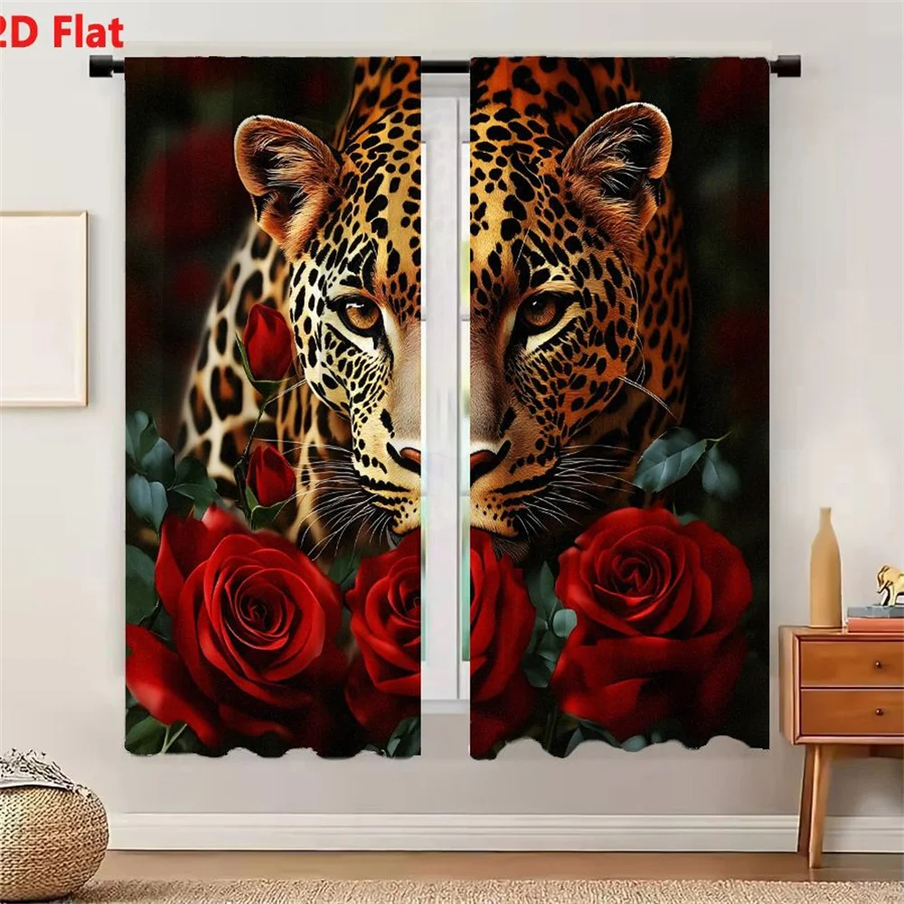 2Pcs Curtains Please provide the product details in the content field so I can generate the title. Window Drapes for Bedroom Roo