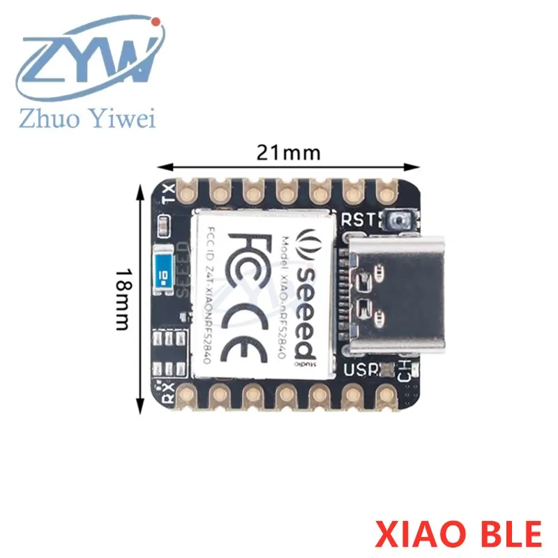 Imagem -03 - Seeeduino Xiao-compatível com Bluetooth Sensor Development Board Microcontrolador Sensor Sensor para Arduino Nano e Uno Ble 5.0 Sensor Nrf52840