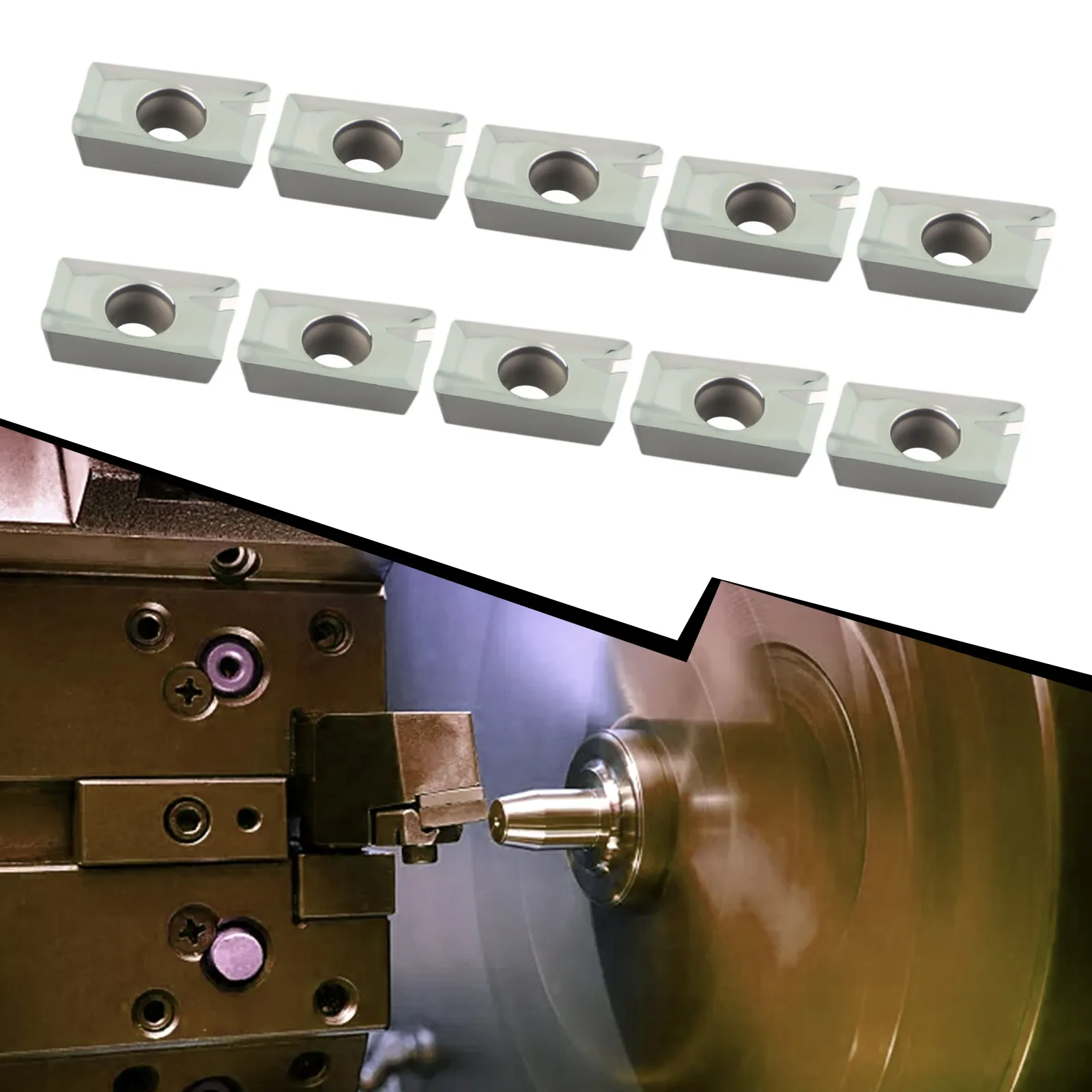 

APMT1604PDER-MA3 Insert Milling Inserts 10pcs APMT1604PDER-MA3 Insert Carbide Insert Cutter For Aluminum APMT1604