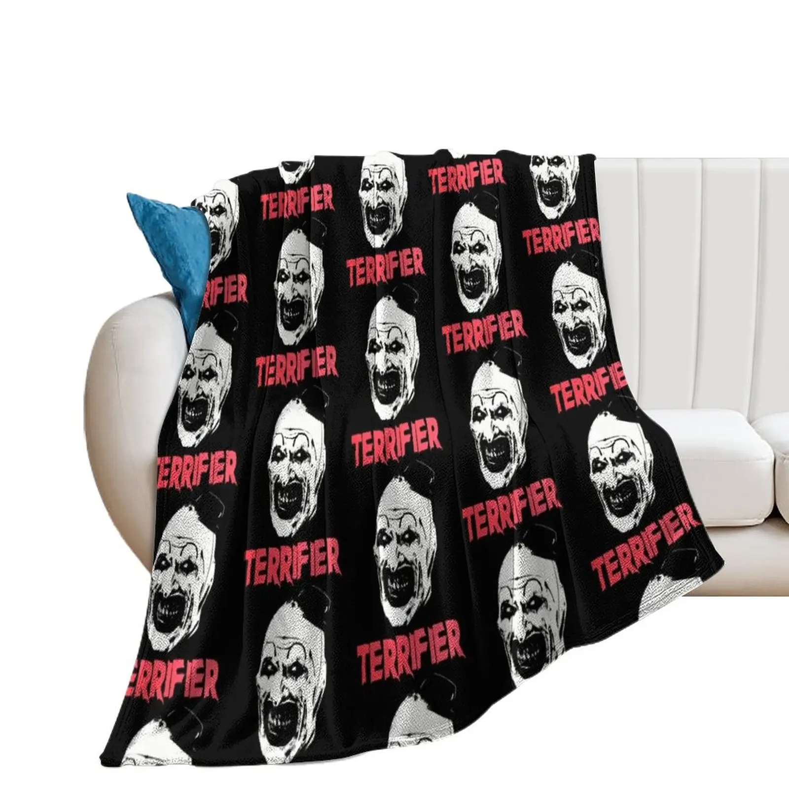 

Terrifier Clown Throw Blanket christmas gifts Soft Big Soft Plaid Blankets