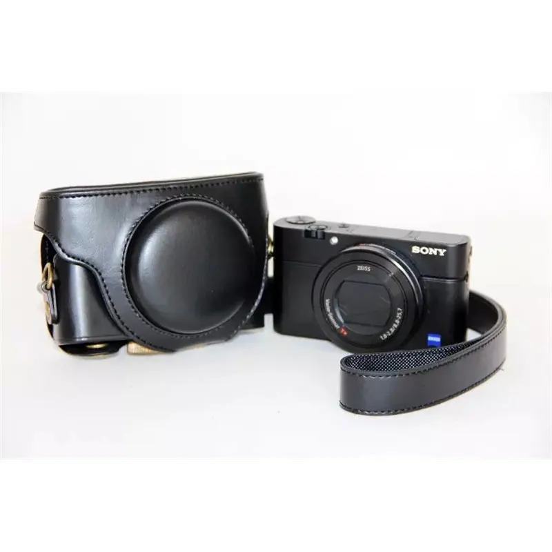 PU Leather Bag Case for SONY DSC-RX100 VII M7RX100II M2 RX100 M3 RX100III M4 M5 M5A M6 M7 Camera Cover