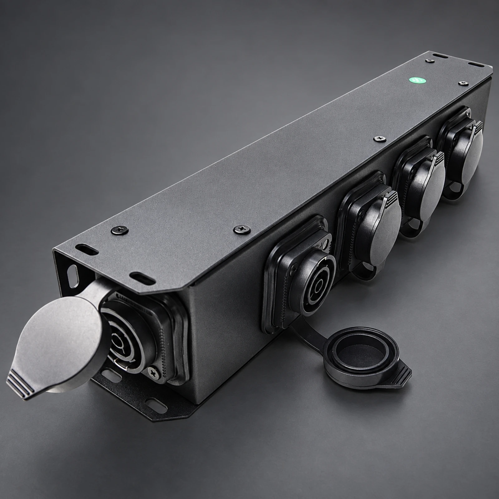 Stage Lighting Power Distribution Box Heavy-Duty Metal Power Distribution Box High-Capacity Professional-Grade