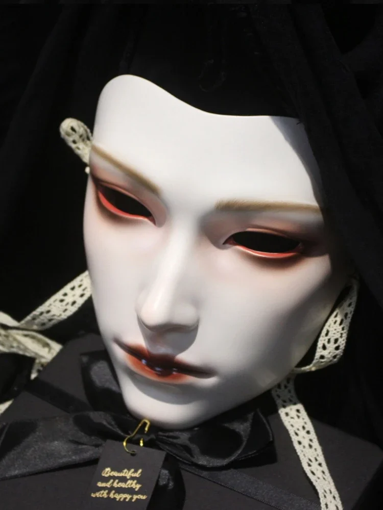 Maschera retrò disegno a mano moda uomo e donna SameStyle stile antico stile adulto Hanfu puntelli Ball Party Secret Room accessori