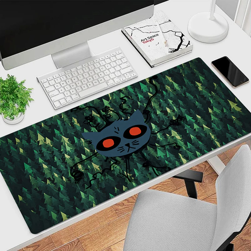 Cat World Kawaii Mouse Pad Home Computer Gamer Tastiera in gomma naturale Mousepad Laptop Anime Accessori da gioco Tappetino da scrivania Tappeto