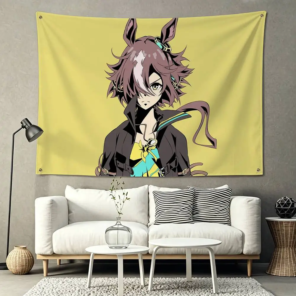 Vodka UmaMusume UMA Flags for Bedrooms Home Decor Items Outdoor Decors Garage Decoration Flaga 4