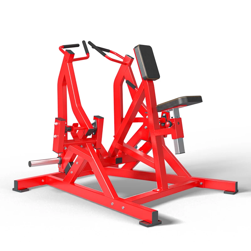 Asientos de entrenamiento de fuerza de equipo de fitness de gimnasio comercial, máquina de remo lateral Iso de polea baja