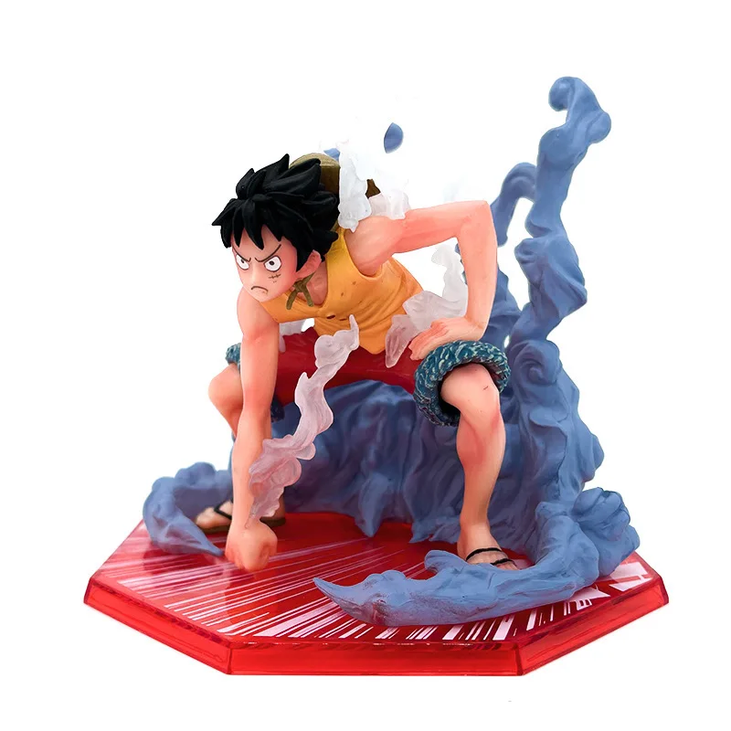 13cm Integrated Anime Character Second Level Luffy Statue Model Action Doll Model Series Desktop Decoration Gift Holiday Gift