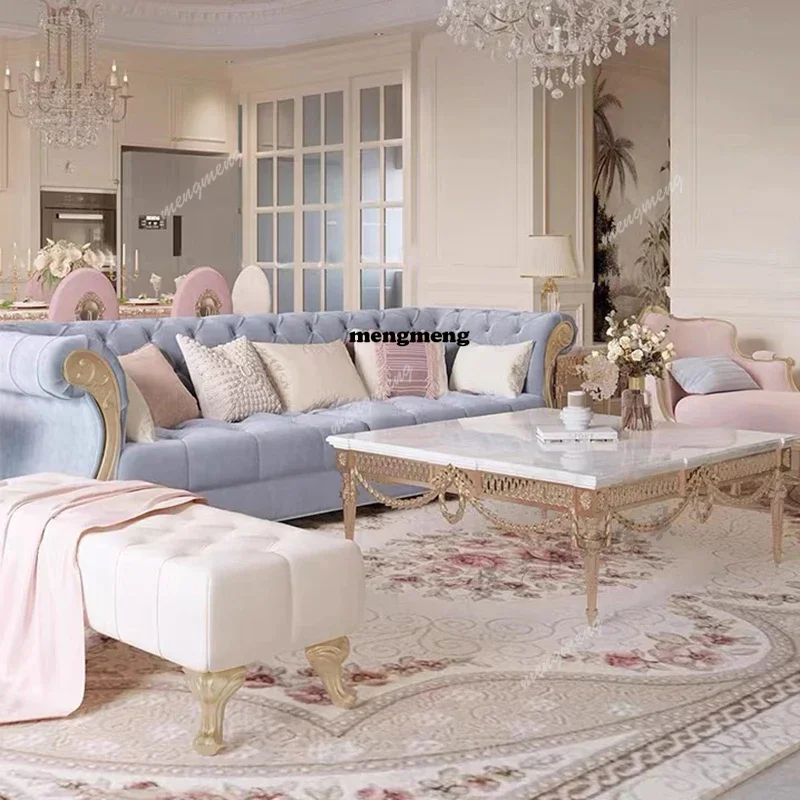Hot sales Human Dog Bed Love Seat Living Room Sofas Tiny House Lounge Strawberry White Outdoor Sofa Nordic Garden Divano Home Fu