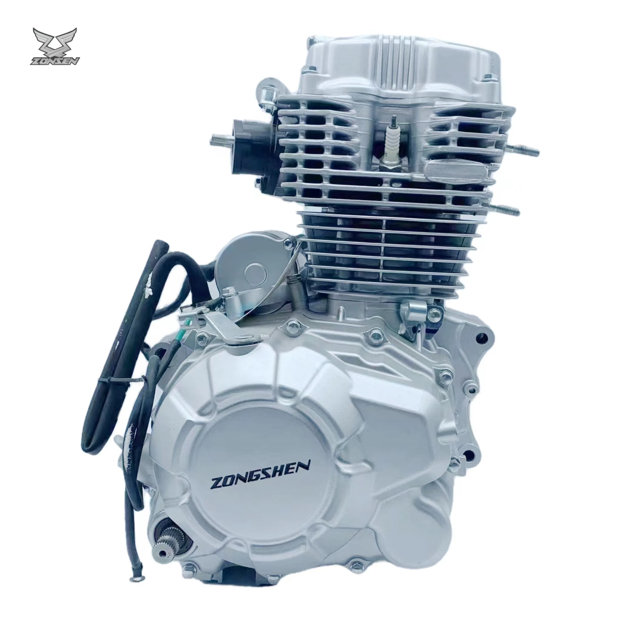 

Air Cooleed 4 Stroke Complete Motorcycle Engine Assembly Zongshen 250cc Motorcycle Engines 250cc CG250 5 Gear