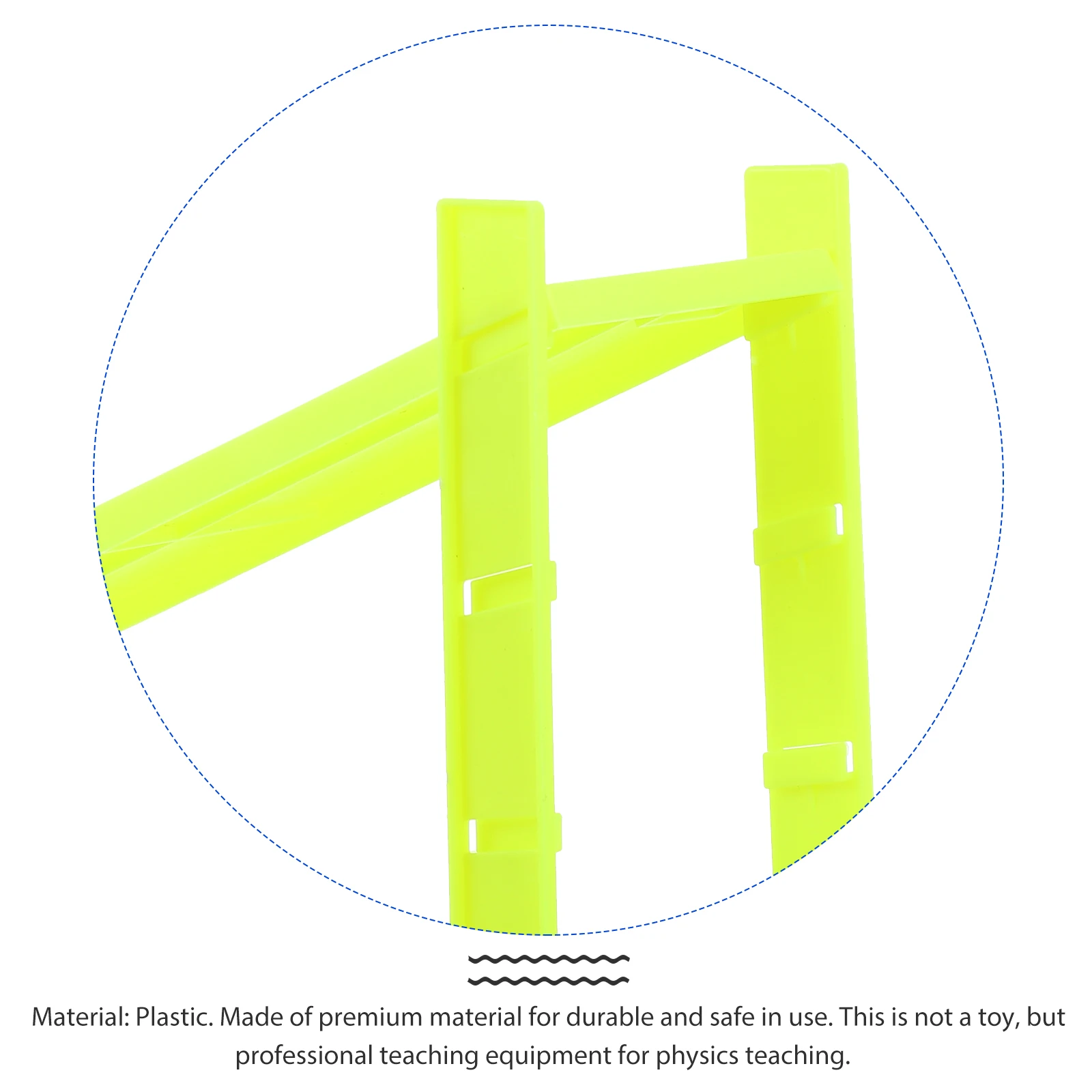 

2Pcs Inclined Car Physics Teaching Equipment Plastic Slopes Experiment Tools Friction Trolley Oblique Panel Scale