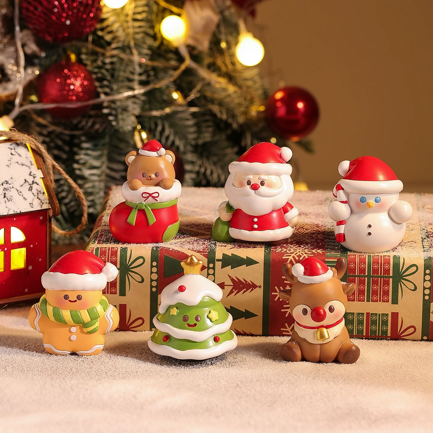 

Рождественское пожелание, эльф, серия, украшение, слепая коробка, настольные украшения, украшение, рождественская атмосфера, реквизит, вечерние, загадочная коробка, трендовая игрушка в подарок