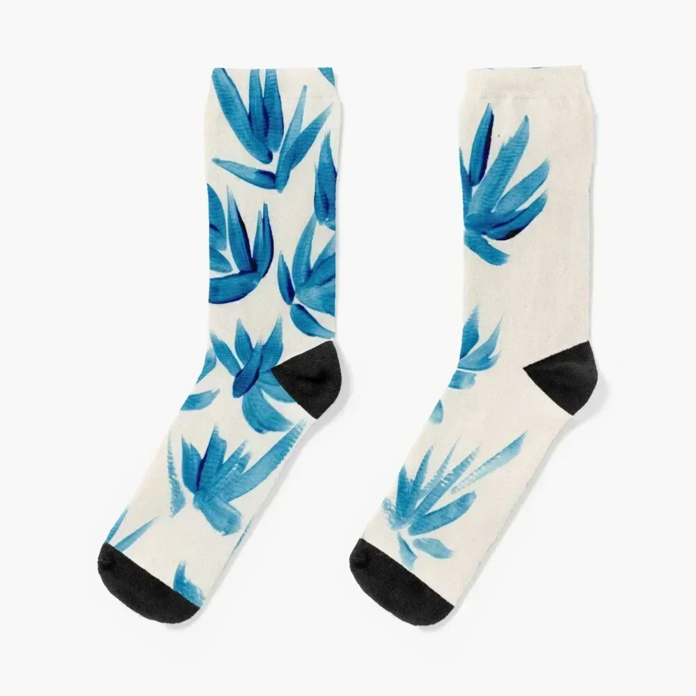 blue agave Socks Antiskid soccer christmass gift Male Socks Women's