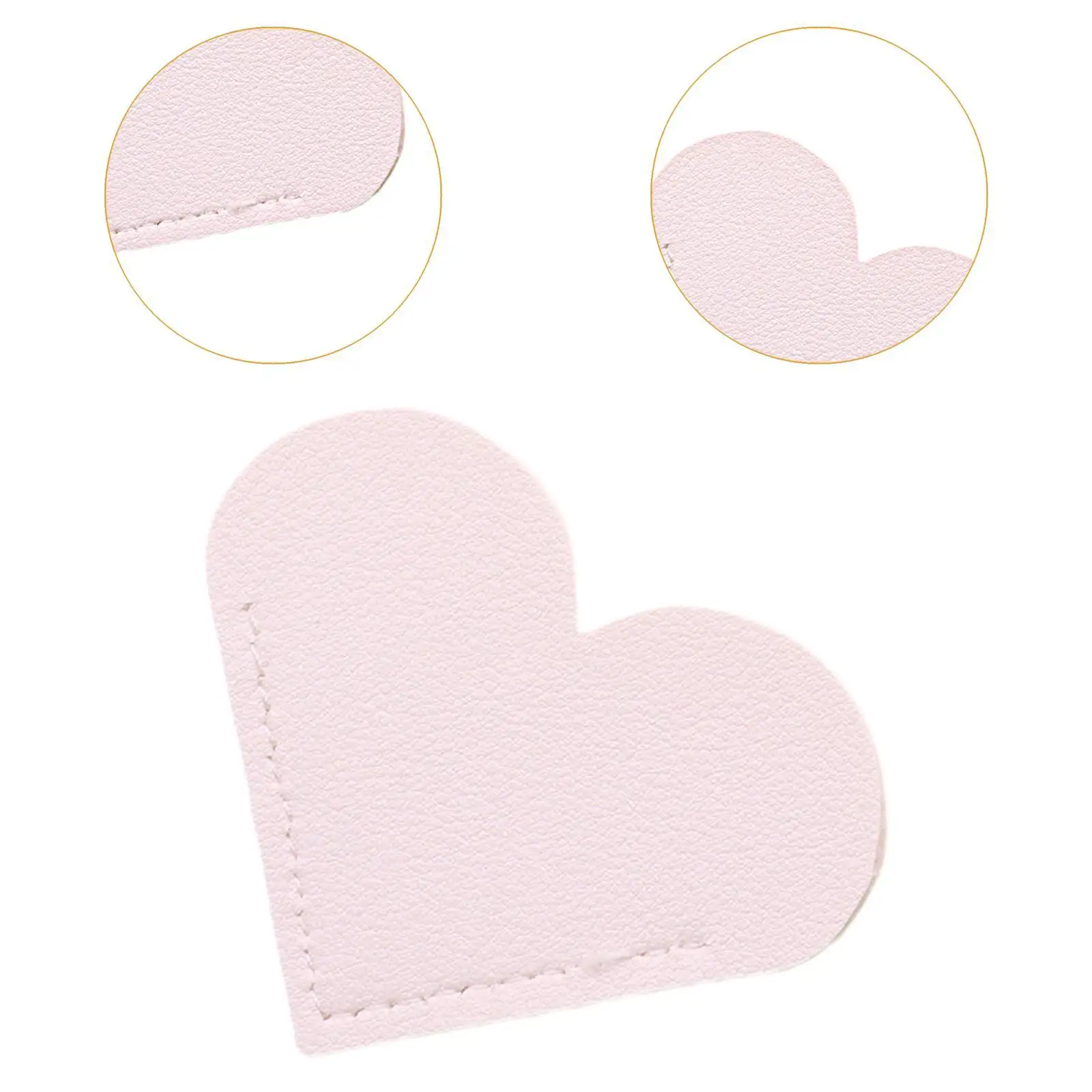 Закладка в форме сердца из искусственной кожи в форме сердца, маркер для чтения ручной работы, милая закладка для страниц для офиса, девочек, детей, студентов, книжный клуб