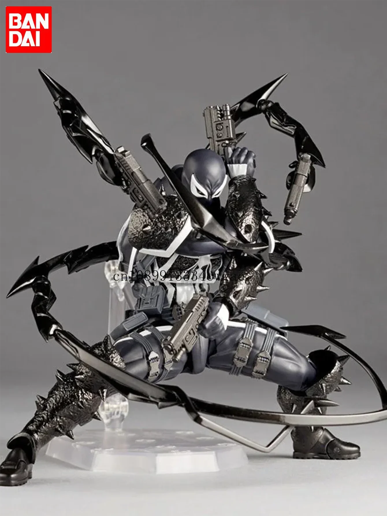 

Agent Venom Action Figure Kaiyodo Revoltech Figurine Pvc Movable Collection Eugene Thompson Ko Figure Model Toy Gfit Toys Gifts