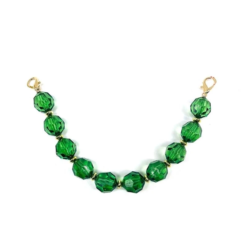 G5AE Clutch Translucent Bead Chains 29cm Straps DIY Purse Handicraft Bags Accessories