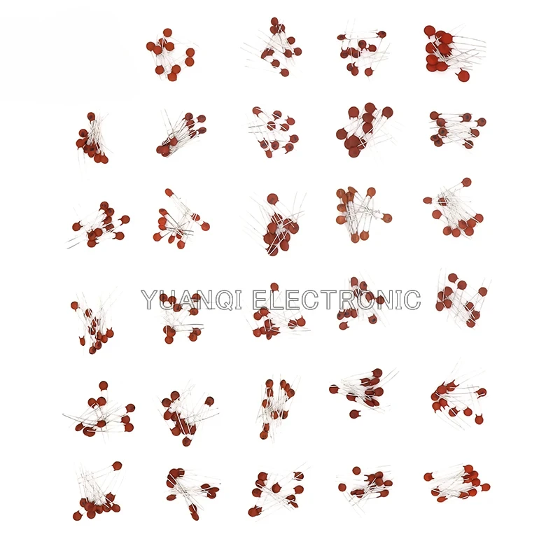 300pcs 50V Ceramic Capacitor Kit 2PF-0.1UF 30Values*10pcs Capacitance Assorted Set DIY Sample Pack