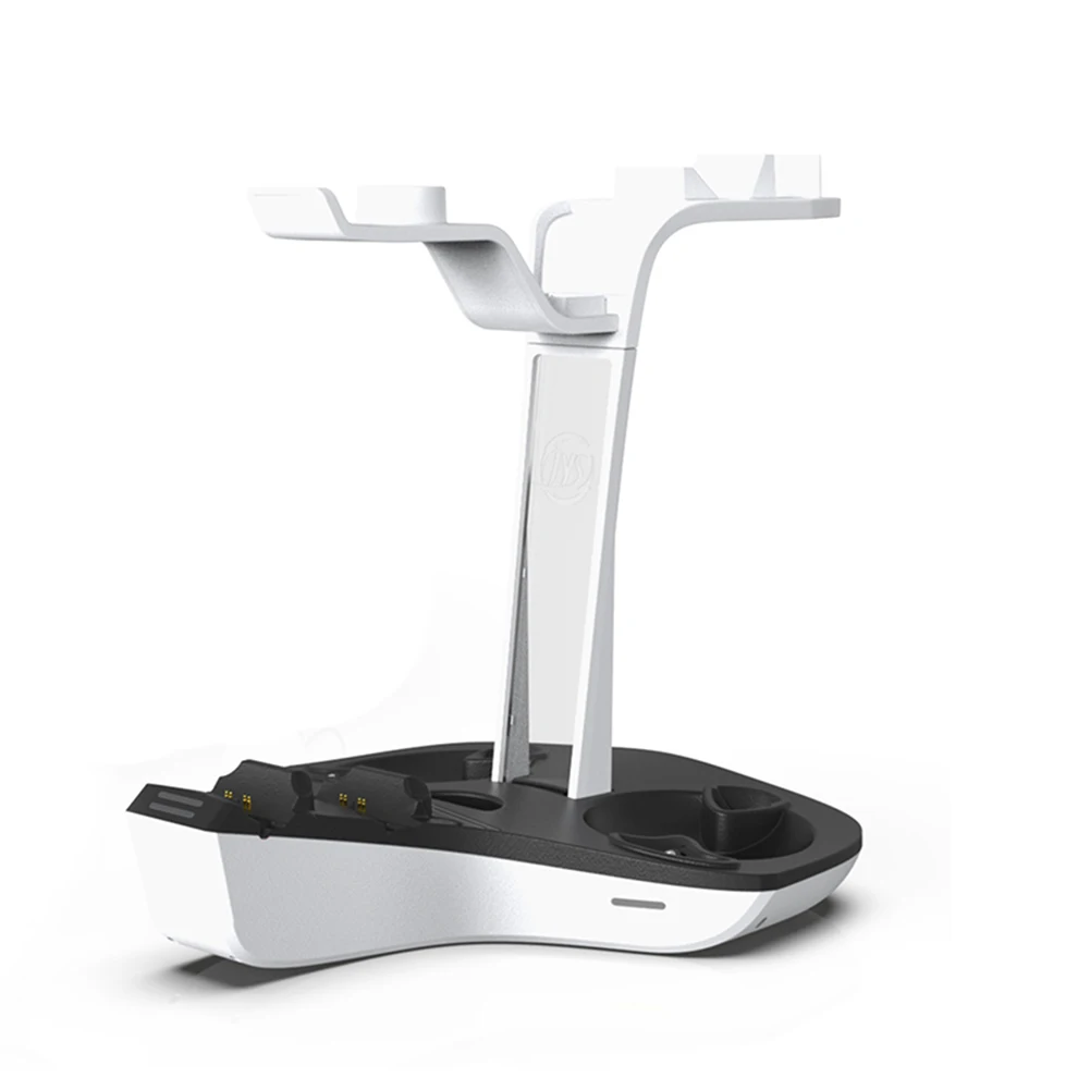 شاحن وحدة التحكم المهنية غمبد شحن حامل مؤشر LED ضوء تخزين خوذة سماعات قوس ل PS5 PS VR2