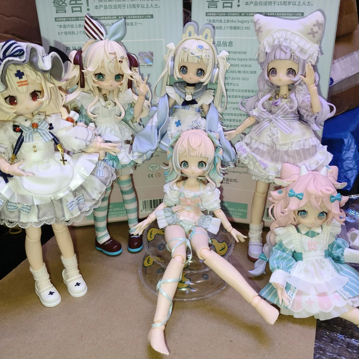 

2025 1/8 Mjd слепая коробка Onemore, подвижная восьмиточечная кукла, игрушка, фигурка для десерта, настольное украшение, изысканный подарок на Хэллоуин