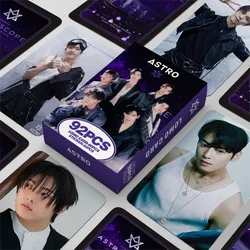 92Pcs/Set Astro Idol Boy Group Lomo Card New Album Series High Quality Photocards MoonBin MJ JINJIN EUNWOO Rocky SANHA Fans Gift