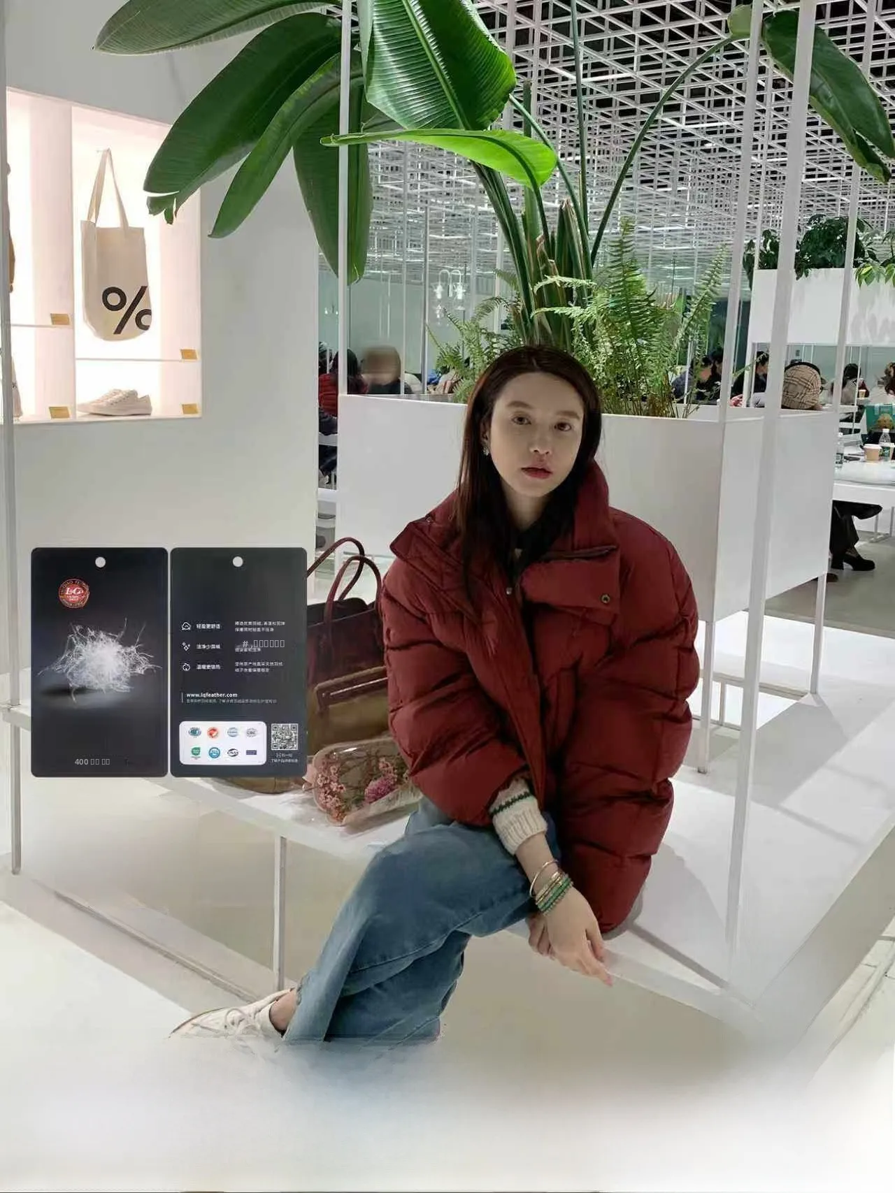 

ort Puffer Jaet White Goose down 90% Fill Power Rudolph Direct Charge No Luodaofu Tee-Proof ort Sle Women's Coat