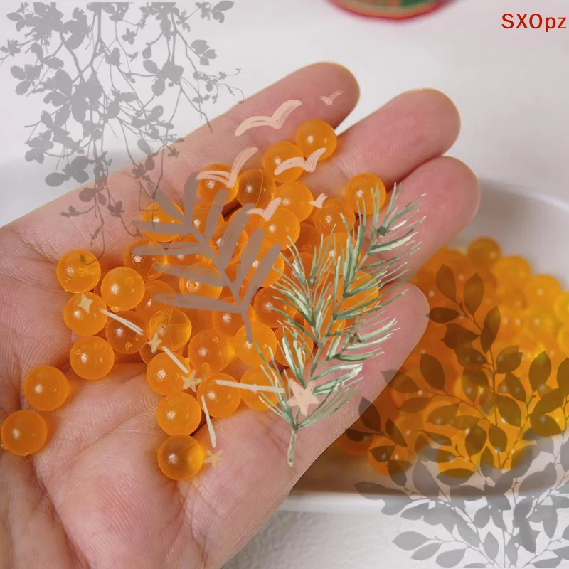 20/50/100Pcs Fake Caviar Fish Roe DIY Japanese Food Play Sushi Noodles Hand DIY Simulation Food Doll Accessories Play House