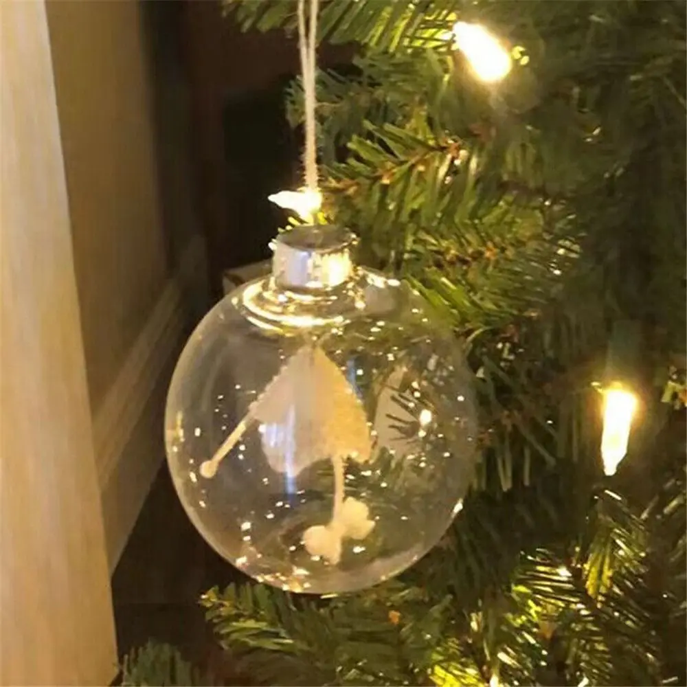 

DIY Gifts New Year Party Supplies Xmaxs Ornaments Hanging Shaped Ball Christmas Tree Knitted